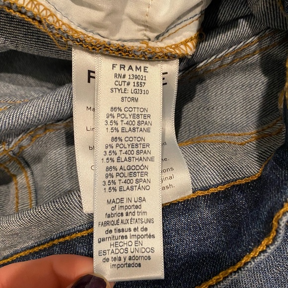 Frame Denim La Garçon Cropped Jeans - Picture 10 of 11